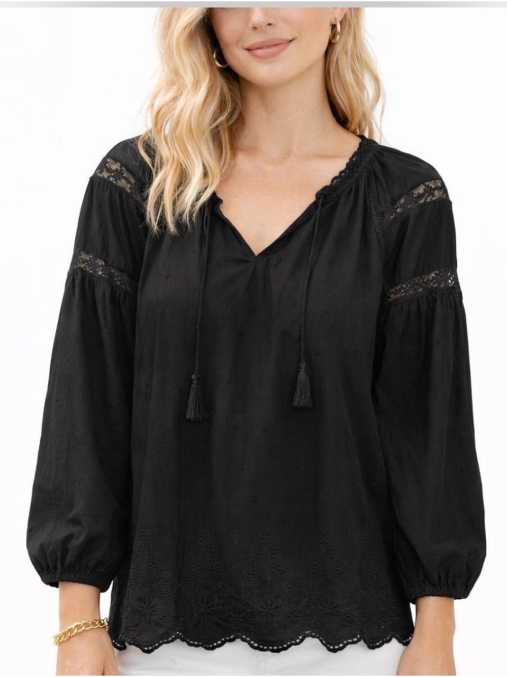 ☀️3/$15 Old Navy Prairie Tunic Top Medium Tall